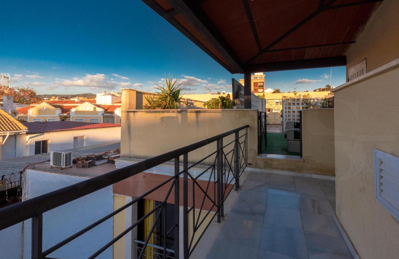 Modern Studio With Private Rooftop Terrace By Rems Màlaga Exteriér fotografie
