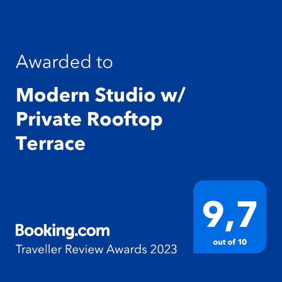 Modern Studio With Private Rooftop Terrace By Rems Màlaga Exteriér fotografie