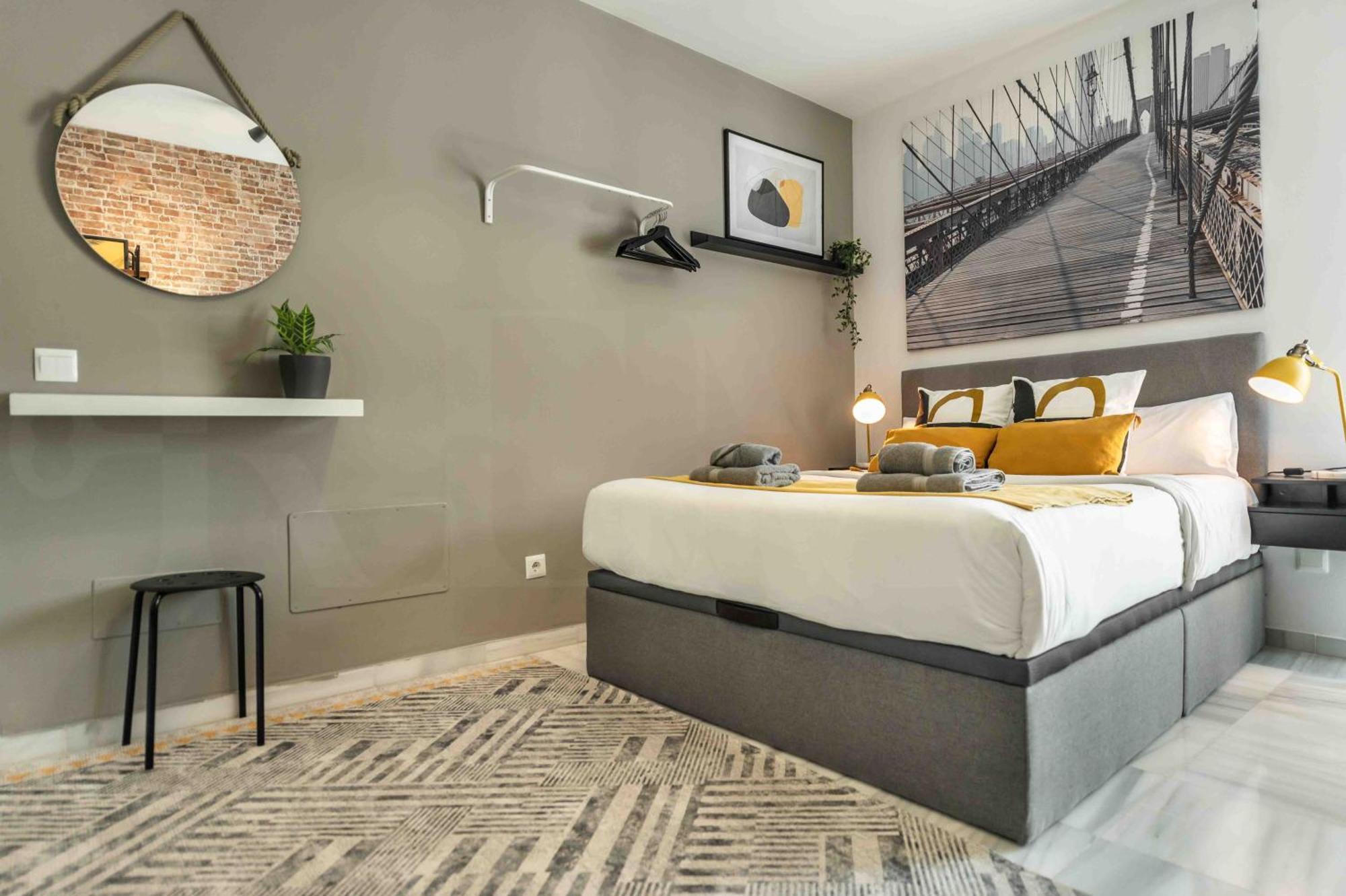 Modern Studio With Private Rooftop Terrace By Rems Màlaga Exteriér fotografie