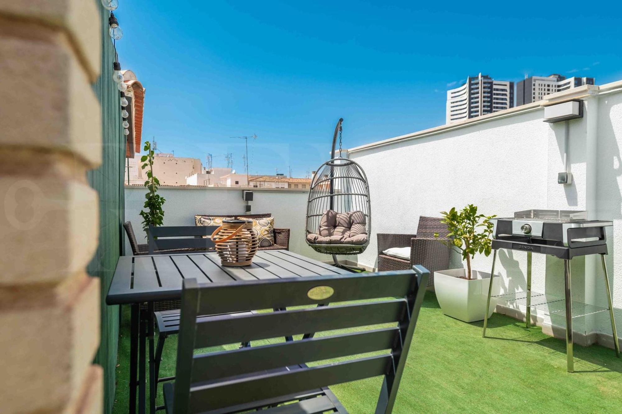 Modern Studio With Private Rooftop Terrace By Rems Màlaga Exteriér fotografie
